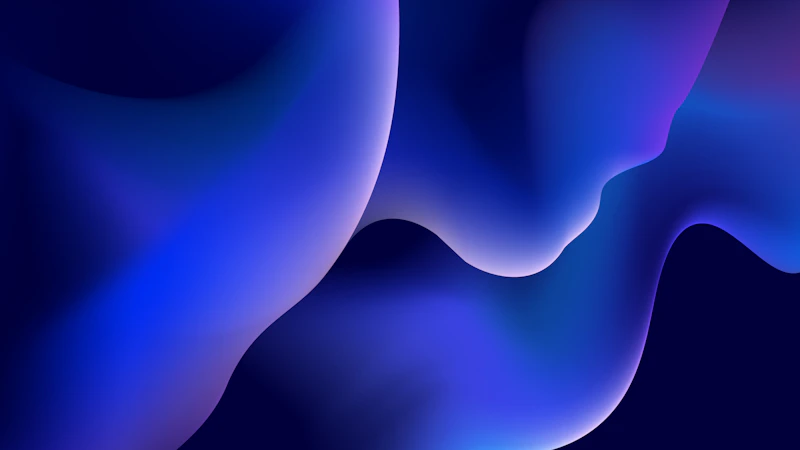 Render abstrato de formas tridimensionais escuras
